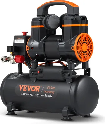 Produktbild von 900W Druckluftkompressor Flüsterkompressor Luftkompressor Luftkompressor Ölfrei Kompressor 8L 2800U/min