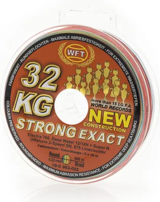 Produktbild von WFT Schnur KG Strong Multicolor Exakt 22KG, 420m/0,18mm