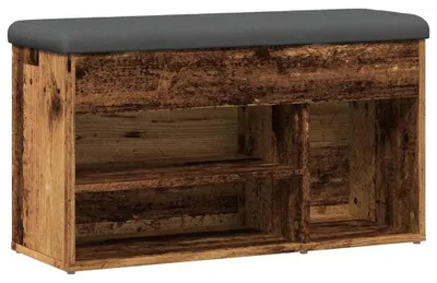 Immagine prodotto di vidaXL Panca per scarpe in legno vecchio 82x32x45,5 cm Materiale a base di legno