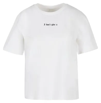 Image de Miss Tee - T-shirt « I Don't Give A » pour femme TN2227 (XL) (blanc)