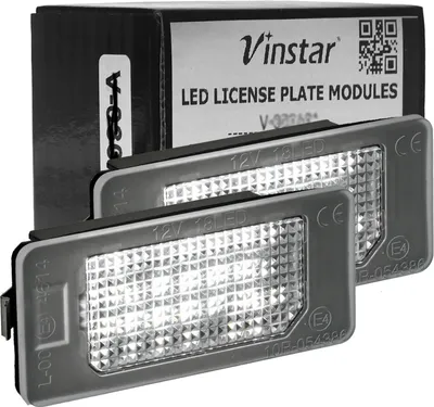 Produktbild von Vinstar LED Kennzeichenbeleuchtung kompatibel mit BMW E82 E46 E90 E91 E92 E93 F31 F34 E39 E60