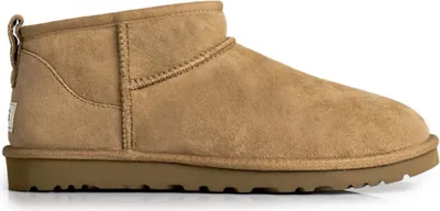 A single tan Ugg boot is shown against a white background.