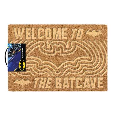 Image de Paillasson en coco « Batman Welcome Batcave » gaufré