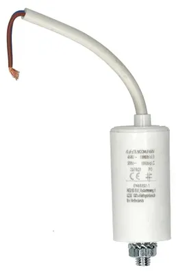 Zdjęcie produktu dla Kondensator | 4,0 uF | 450 V | z przewodem | 10 sztuk