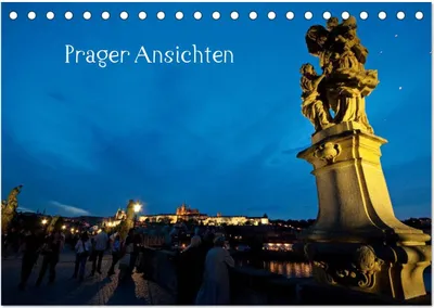 Produktbild von Prager Ansichten (Tischkalender 2025 DIN A5 quer), CALVENDO Monatskalender
