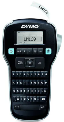 Produktbild von DYMO LabelManager 160, AZERTY, D1, Wärmeübertragung, 160 x 160 DPI, 12 mm/sek, Schwarz