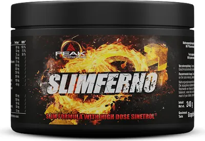 Immagine prodotto di Slimferno - 240g : Pompelmo Limone I polvere I dieta I Sinetrol ® XPUR I con vitamina C I cromo I colina I metabolismo energetico I normale livello di zucchero nel sangue I metabolismo dei grassi I basso contenuto di zucchero I vegano