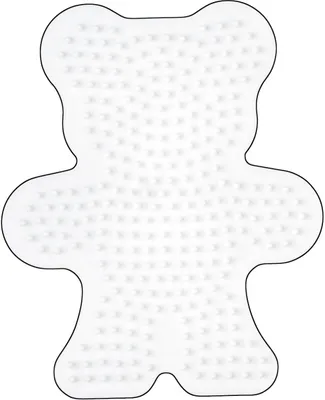 Immagine prodotto di Hama® Iron on beads Midi - Orsacchiotto a pioli bianco
