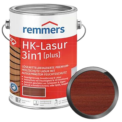 Produktbild von REMMERS HK-Lasur 3in1 Plus - 5 Liter (MAHAGONI)