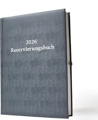 A closed book with text on the cover, placed on a white background.