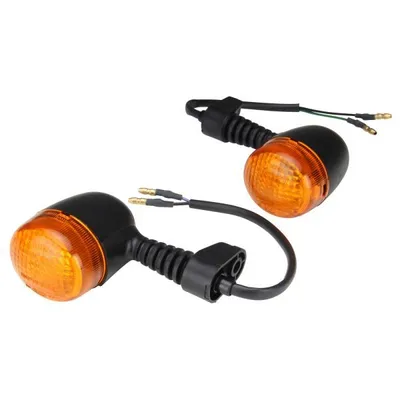 Obrázek produktu pro Sada blinkrů 12V zadní kulaté oranžové pro Yamaha Aerox Derbi Senda