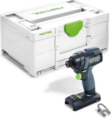 Zdjęcie produktu dla Festool TID 18 Basic-4,0 akumulatorowy klucz udarowy 18 V 180 Nm 1/4" ( 577054 ) + 1x akumulator 4,0 Ah + ładowarka - bez ładowarki
