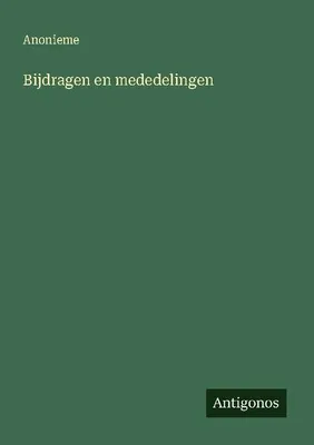 Produktbild von Bijdragen en mededelingen