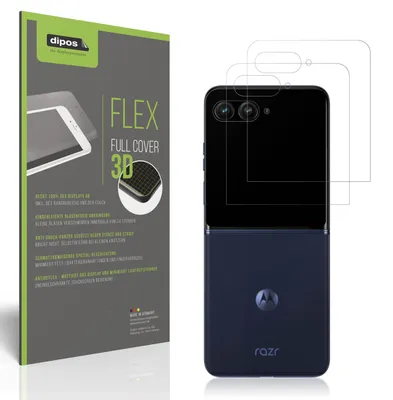 Produktbild von 2x Full Cover Schutzfolie matt für Motorola razr50 Ultra Aussenseite Panzerfolie Anti-Shock