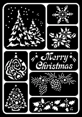 Produktbild von VBS Schablone, selbsthaftend, DIN A5 Weihnachten