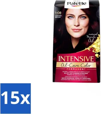 Obrázek produktu pro Poly Palette – Barva na vlasy – 45505 Mahagonově černá – 115 ml – výhodné balení – 15 kusů