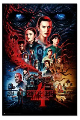 Produktbild von Poster von Stranger Things Vecna House