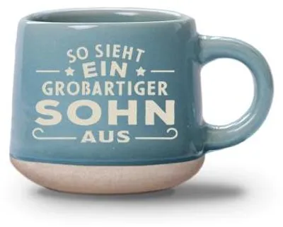 Produktbild von Espressotasse Sohn aus Steinzeug, 60ml, 5,8 cm Höhe, spülmaschinen- und mikrowellengeeignet