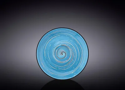 Image de Soucoupe Wilmax 14 cm, porcelaine bleue WL-669635/B