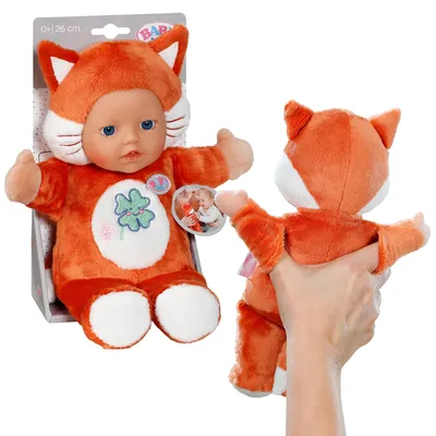 Produktbild von BABY born for babies Fuchs, weiche 26cm Puppe mit Öhrchen und Fingertaschen