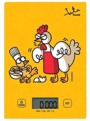 Immagine prodotto di Bilancia da cucina JATA 731K Giallo