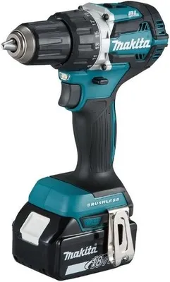 Zdjęcie produktu dla Makita DDF484RFJ, Wiertarka pistoletowa, Czarny, Niebieski, 1,3 cm, 2000 RPM, 3,8 cm, 1,3 cm
