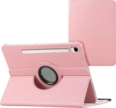 Productafbeelding van imoshion 360° draaibare Bookcase voor de Samsung Galaxy Tab S9 11.0 inch / S10 Lite / S10 FE / S9 FE 10.9 inch - Roze