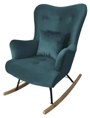 Produktbild von MIRJAN24 Schaukelsessel Zawil, Vintage Relaxsessel, Polstersessel, Wohnzimmersessel vom Hersteller (Farbe: Magic Velvet 2222)