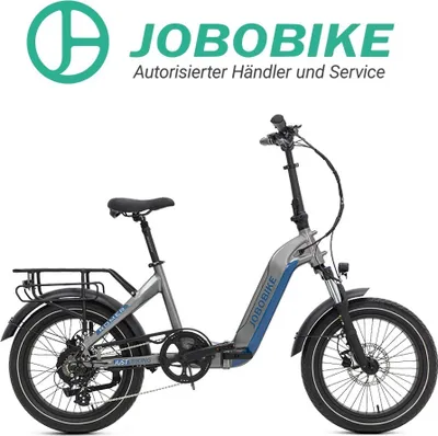 A studio shot of a folding electric bicycle against a white background.