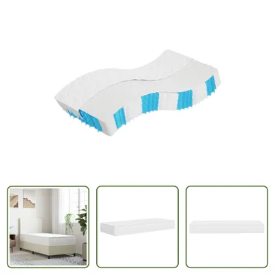 Produktbild von The Living Store Matratze Taschenfederkern Mittelfest 80x200 cm