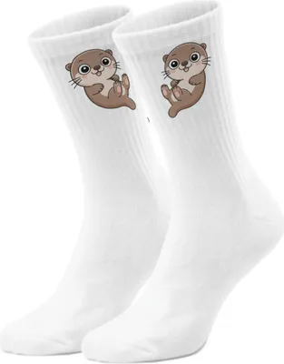Produktbild von epicsocks Otterglück Otter Lächeln Socken in 42-46 im Paar