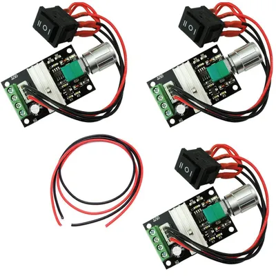 3x DC Motor Drehzahlregler PWM 6-24 V 3 A