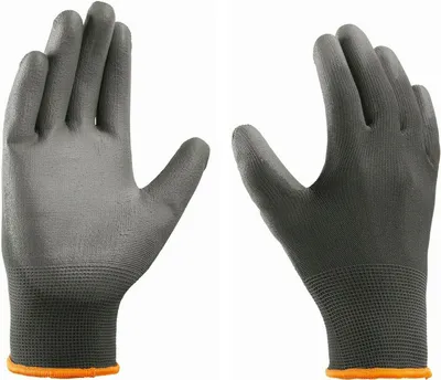 Immagine prodotto di teXXor® Guanti a maglia in poliestere RIVESTITI DI POLIURETANO, grigio/grigio