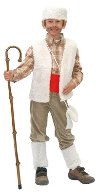 Produktbild von Kostüm Josef 10-12 Jahre Krippenspiel Hirte Weihnachten Fasching Outfit