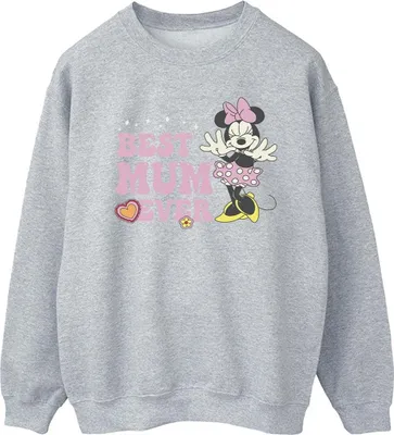 Produktbild von Disney - "Best Mum Ever" Sweatshirt für Herren BI49214 (M) (Grau)