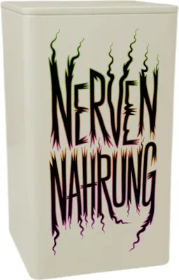 Produktbild von Nervennahrung Neon Design VorratsDose 900ml für Büro-Snacks