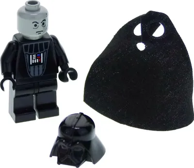 Produktbild von 1x Lego Minifigur Magnet Star Wars Darth Vader Umhang schwarz magsw123