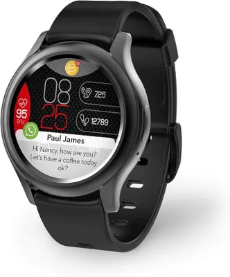 Produktbild von MyKronoz ZeRound3, 3,05 cm (1.2"), AMOLED, Touchscreen, 57 g