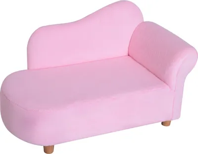 Produktbild von HOMCOM Kindersofa Mini Kinder Sessel Baby Sessel Sofa Chaiselongue Rosa L80 x B40 x H49 cm