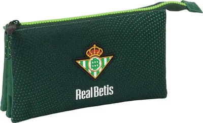 Image de Etui triple multi-usages Real Betis Balompié vert 22 x 12 x 3 cm