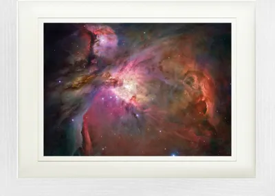 Produktbild von Der Weltraum Gerahmtes Bild Mit Edlem Passepartout | Wand-Bilder | Im Bilderrahmen - Orionnebel (30 x 40 cm)