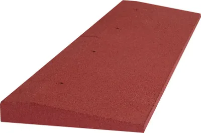 Produktbild von Universal Rampe 60mm hoch, Bordsteinrampe 1000 x 250 x 60 mm rot