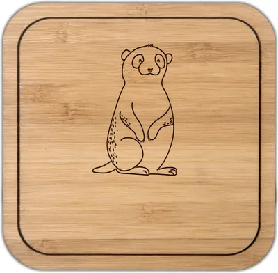 Produktbild von Mr. & Mrs. Panda kork untersetzer Erdmännchen - Transparent - Geschenk, Coaster, Tischuntersetzer, Spruch, Traveling, Wildtiere, Roadtrip, gläseruntersetzer, Reisen