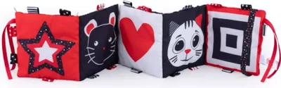 Zdjęcie produktu dla Kontrastní knížka Bali Bazoo - Harmonika Zvířátka