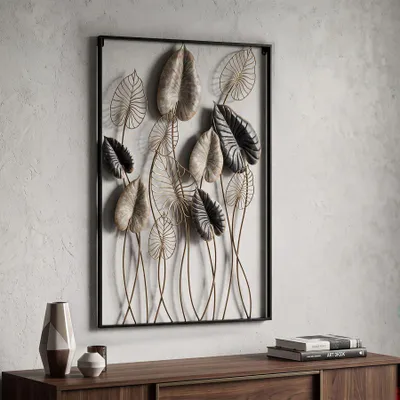 Immagine prodotto di Pannello decorativo "Century" in ferro, 66x4,5x100 cm, multicolore, design di Mauro Ferretti