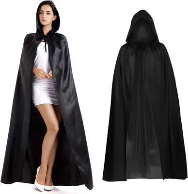 Zdjęcie produktu dla Czupeczka z daszkiem, czarna, 160 cm, idealna na Halloween