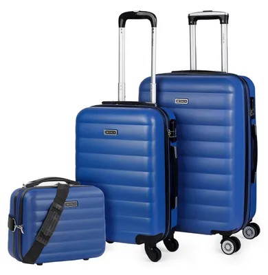 Immagine prodotto di Set di 3 valigie trolley, espandibili e resistenti