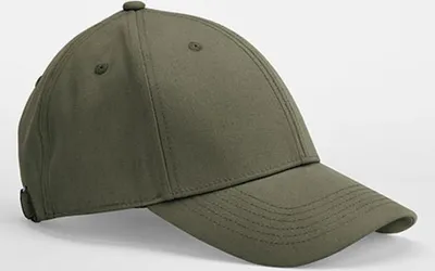 Produktbild von Beechfield B801 | EarthAware® Organic Baumwolle Canvas 6 Panel Cap - Farbe: Olive Green - Größe: One Size