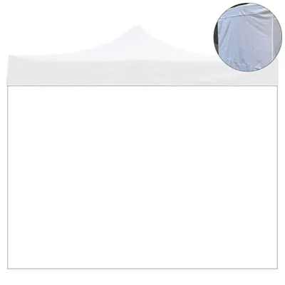 Immagine prodotto di Telo di Ricambio Laterale per Gazebo Pieghevole 4,5x2m Impermeabile Ricambio Bianco