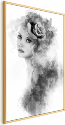 Produktbild von Posterpapier Poster - Watercolor Portrait 40x60 cm Menschen h-B-0107-ao-a